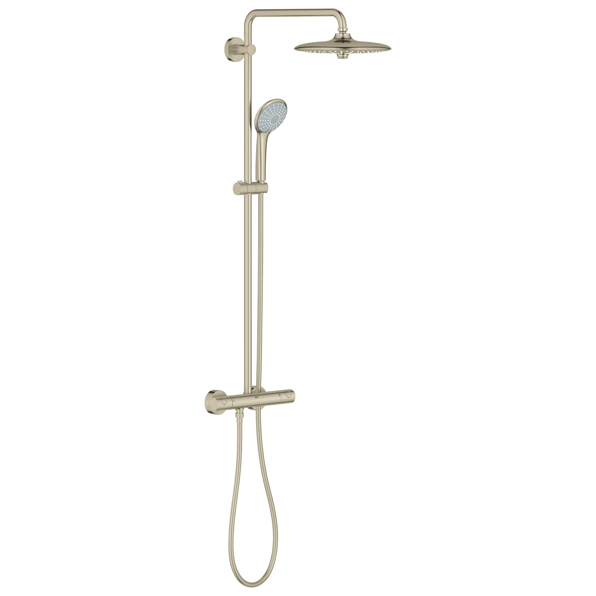 Thermostatic Shower System 25 gpm GROHE BRUSHED NICKEL